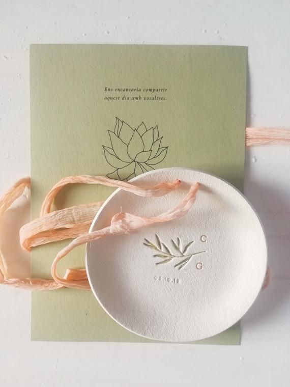 sister in law wedding gift, Wedding ring holder, wedding ring plate, Engagement ring dish, Ring bearer bowl, wedding ring bowl, for ceremony by CuentaseHistorias